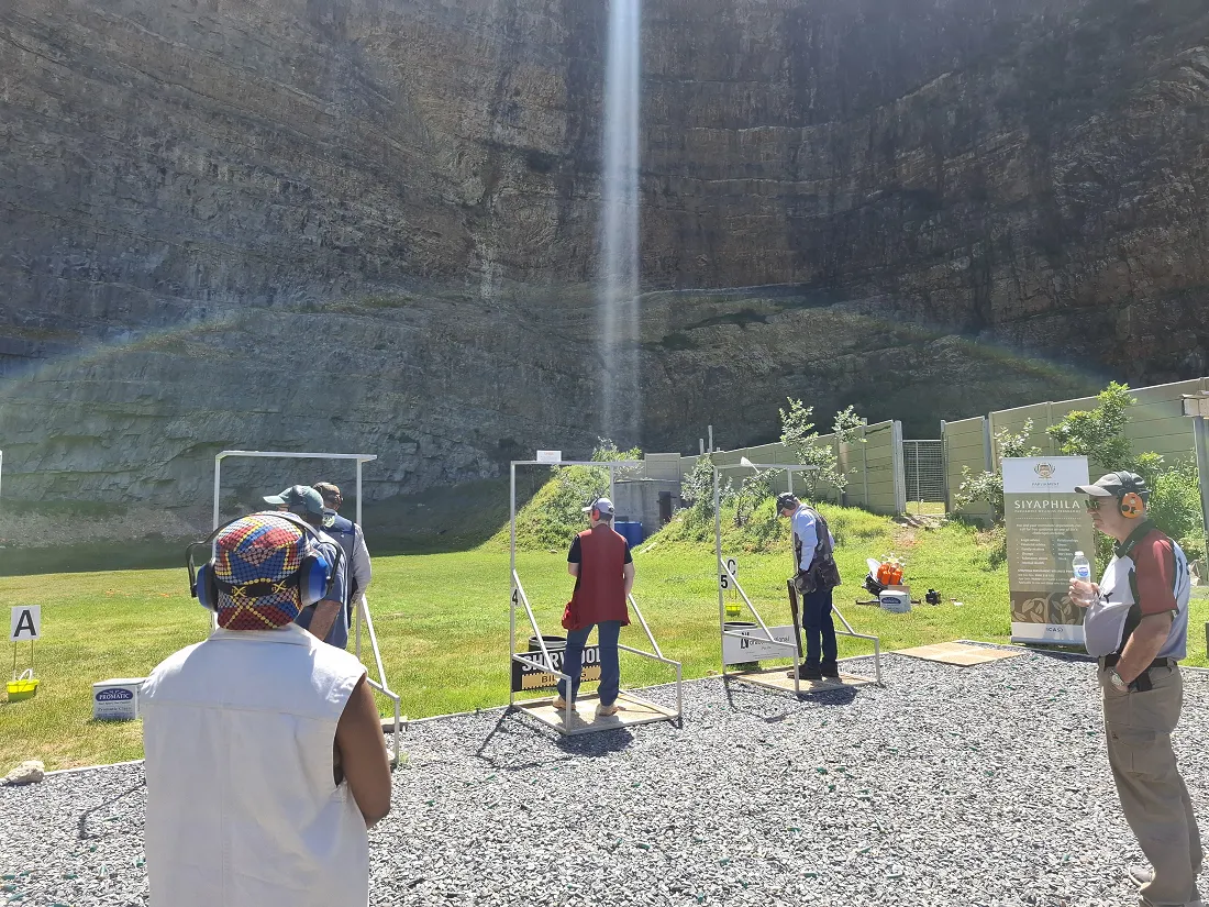 Under the quarry cliffs