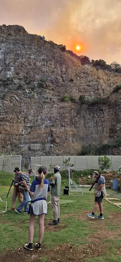 Golden hour over the quarry