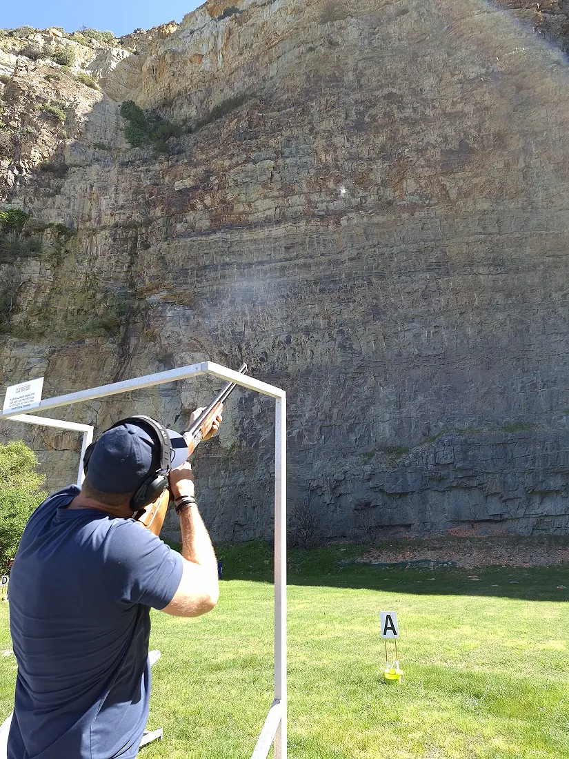 The shot breaks