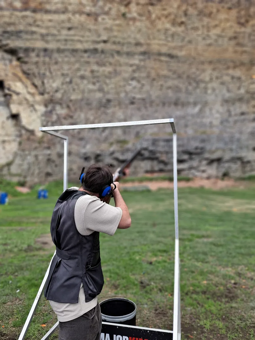 Swinging through the line