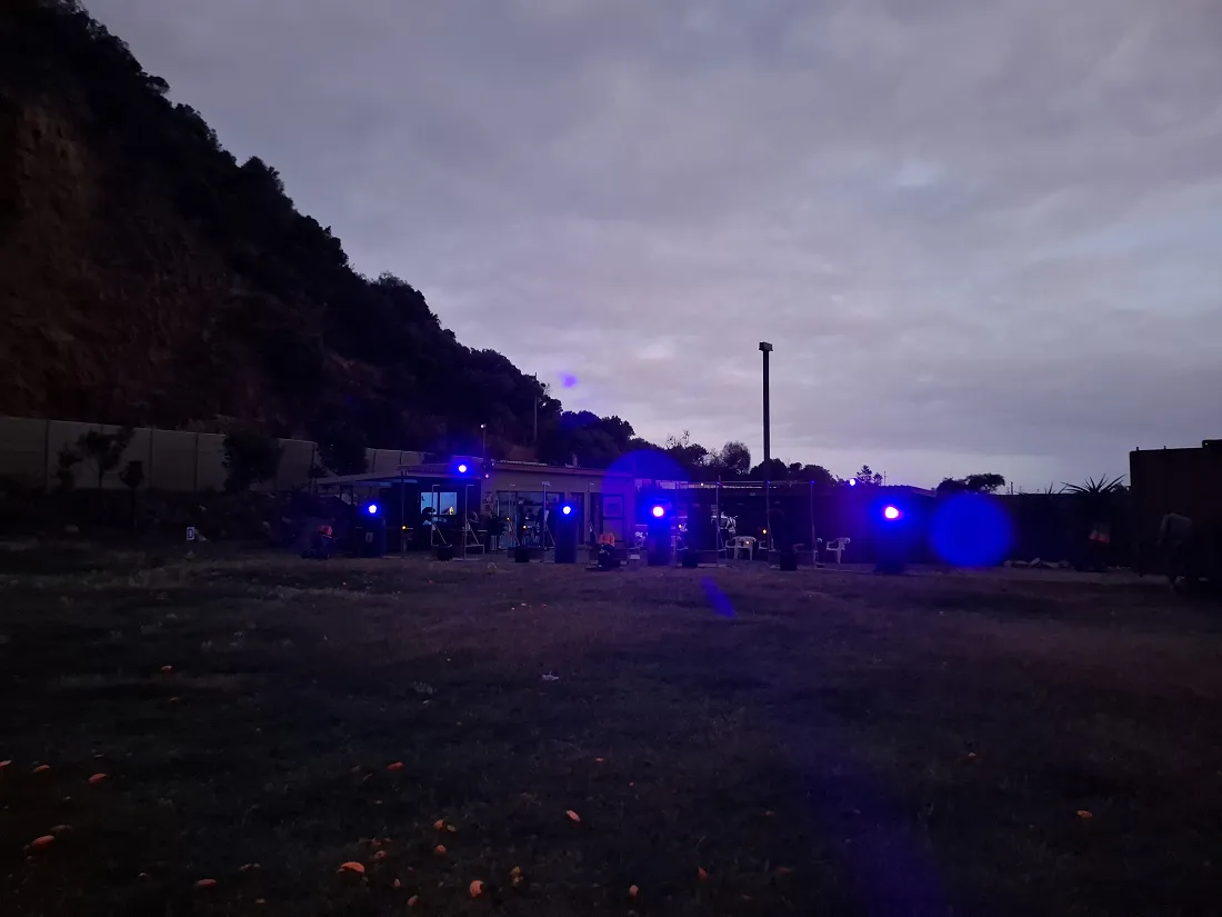 Dusk falls on the range